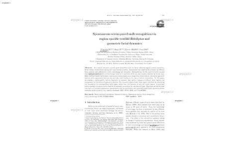 Spontaneous versus posed smile recognition via region-specific texture descriptor and geometric facial dynamics